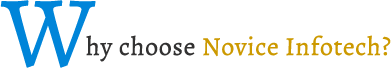 Why choose Novice Infotech